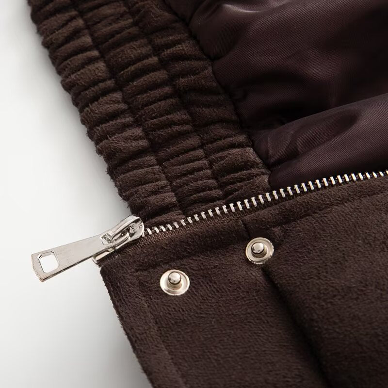 Ava Luxe Suede Utility Jacket