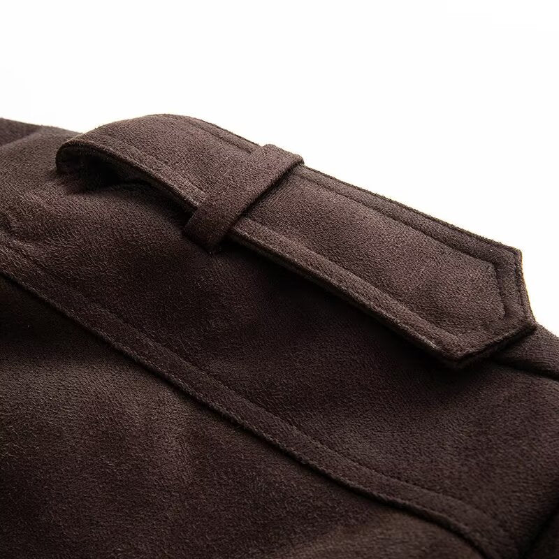 Ava Luxe Suede Utility Jacket
