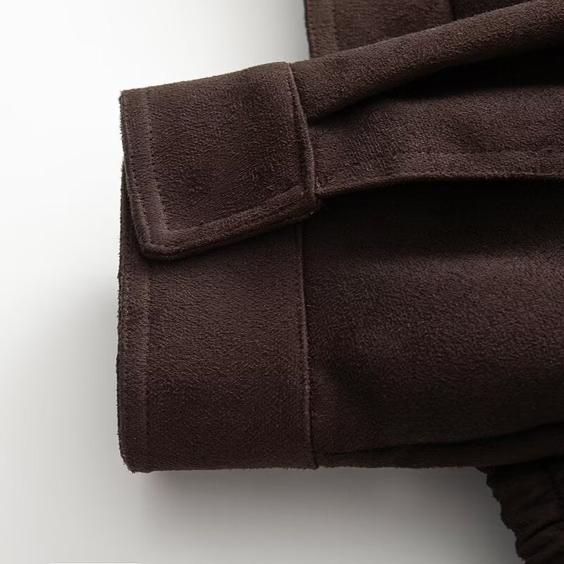 Ava Luxe Suede Utility Jacket