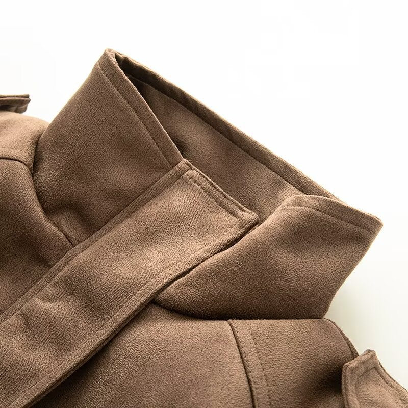 Ava Luxe Suede Utility Jacket