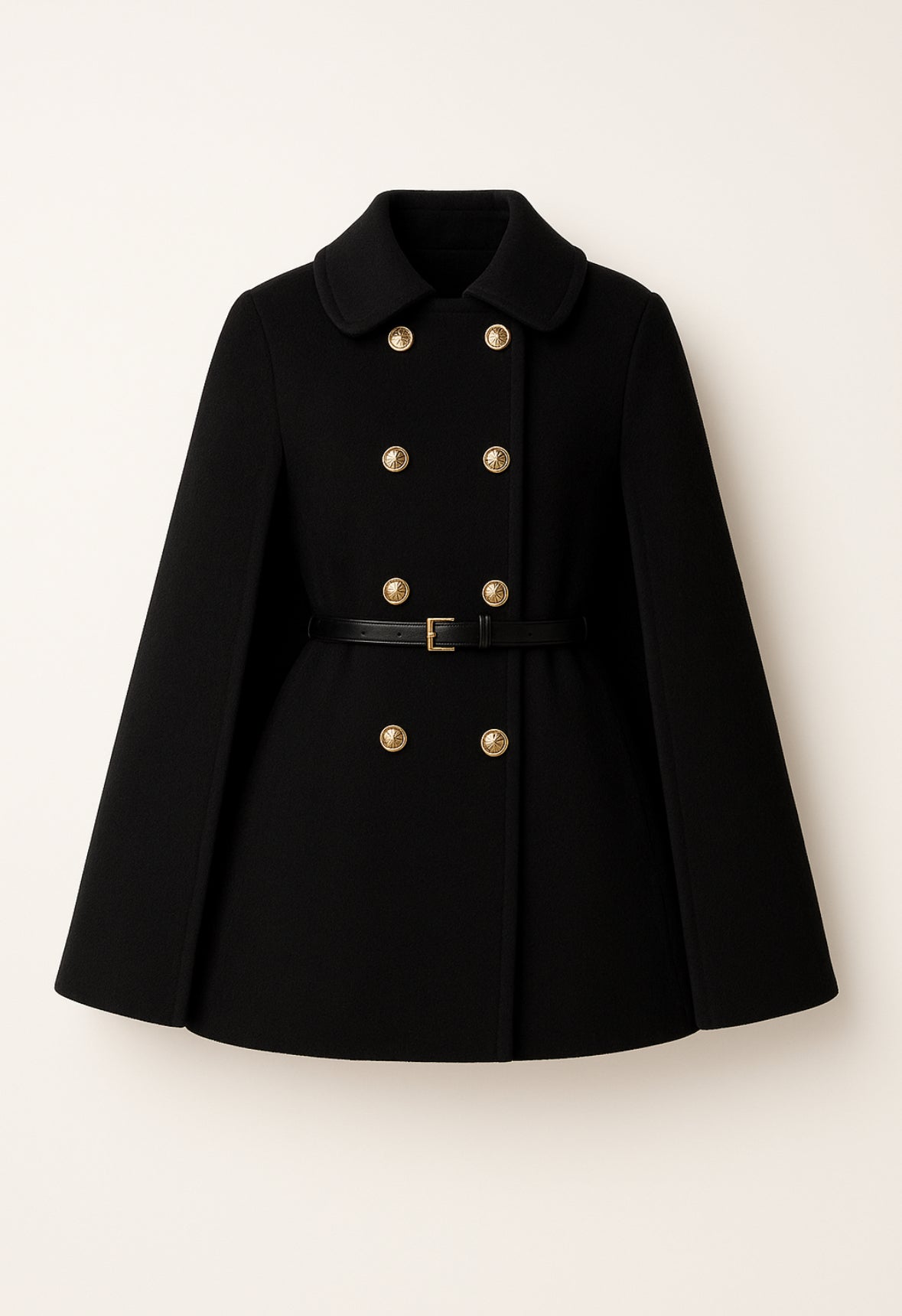 Élise Wool Cape Jacket  Timeless Autumn Elegance