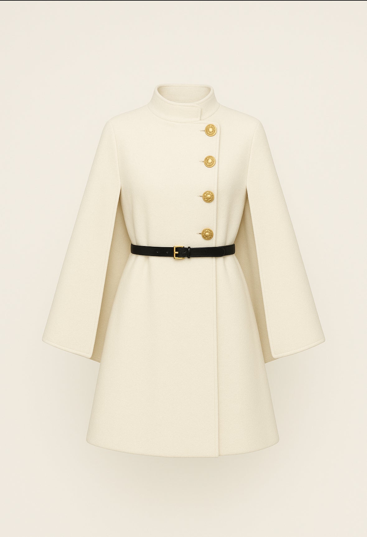 Daphné Wool Cape Coat  Celebrity Chic Edition