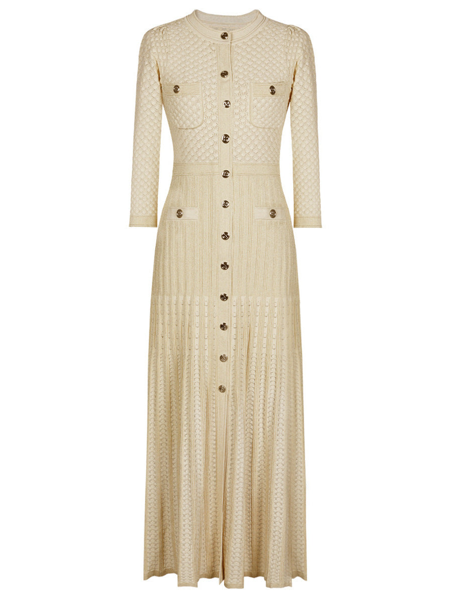 Isaline Luxury Knitted Maxi Dress