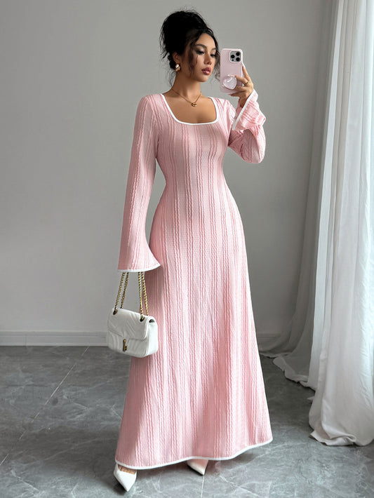 Robe Diana Chic Raffinée à Manches Longues