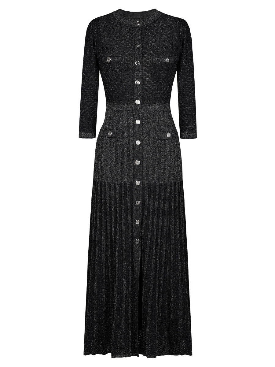 Isaline Luxury Knitted Maxi Dress